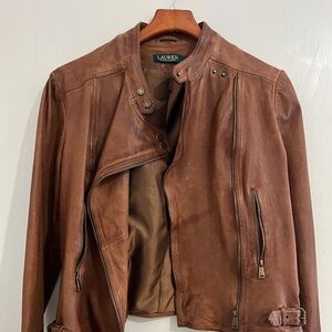 Ralph Lauren lamb skin jacket